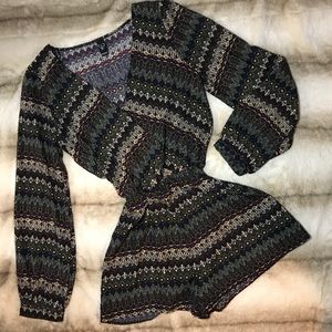 Abstract pattern Romper